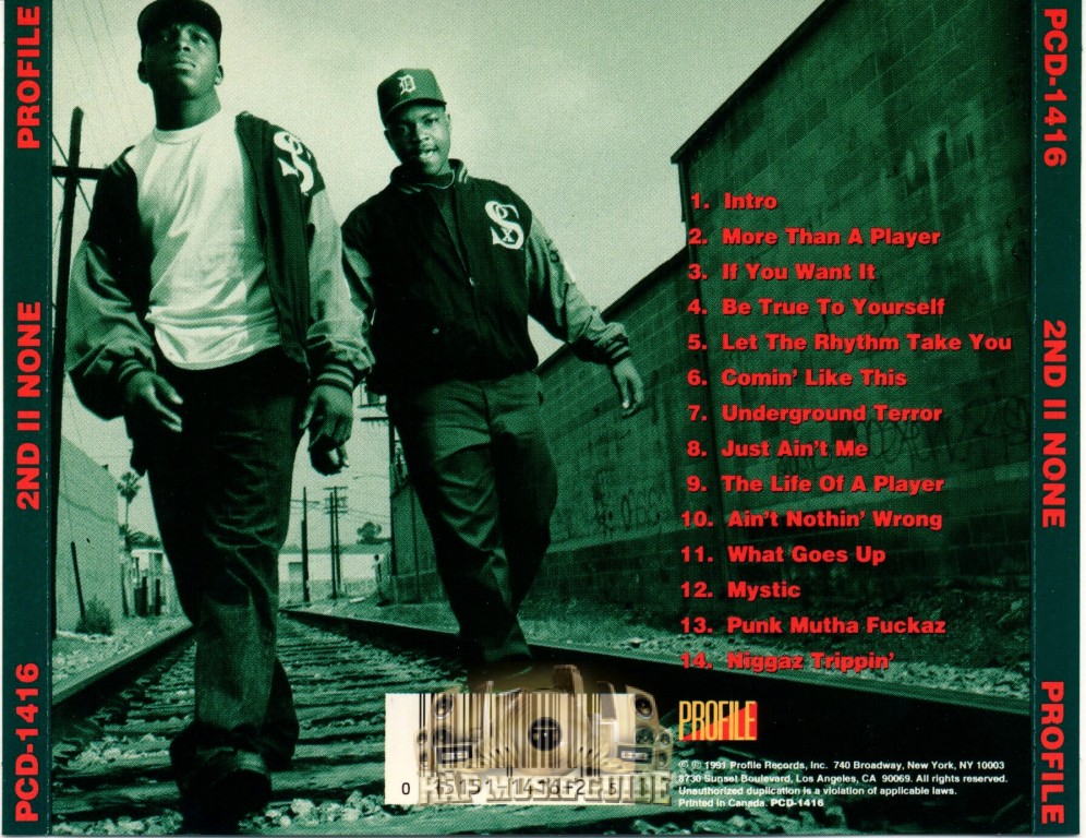 2nd II None Tha Kollective DJ Quik G-RAP 2nd II None - 2nd
